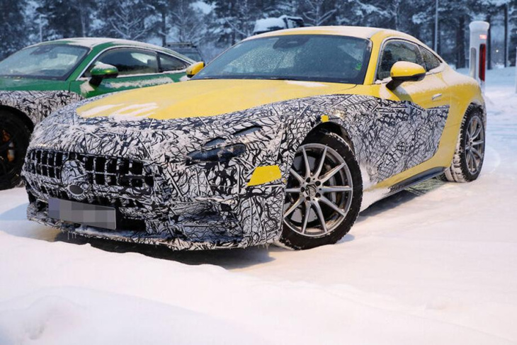 erlkönig mercedes-amg gt - auch im video!: der noch sportlichere sl-bruder kommt 2023