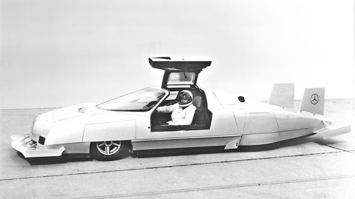 mercedes c 111, der futuristische prototyp, der aufsehen erregte und 400 km/h erreichte