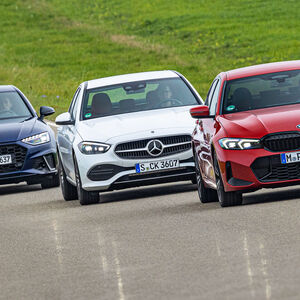 Audi A4, BMW 3er und Mercedes C-Klasse im Test: Wer holt die Mittelklasse-Krone?
