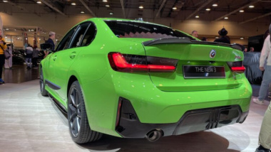 EMS 2022: BMW 3er Facelift in Verde Mantis mit Tuning-Parts
