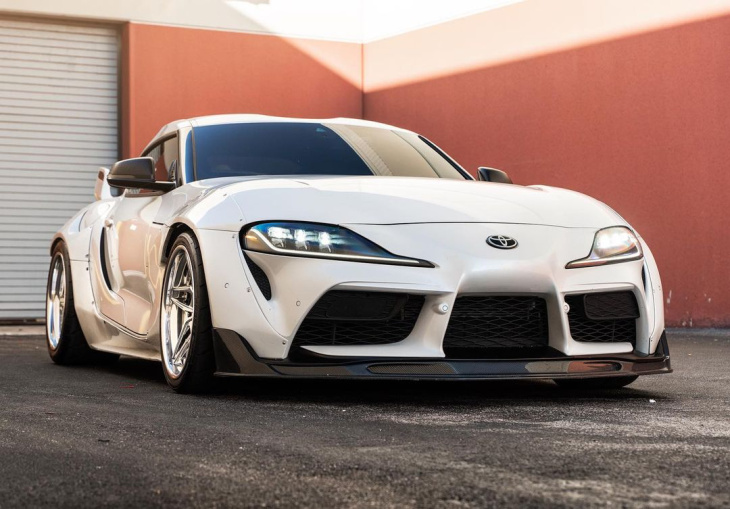 tiefe widebody toyota gr-supra auf anrky wheels!