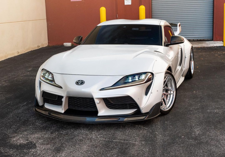 tiefe widebody toyota gr-supra auf anrky wheels!