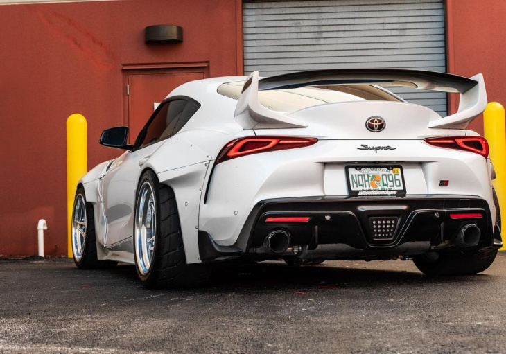 tiefe widebody toyota gr-supra auf anrky wheels!