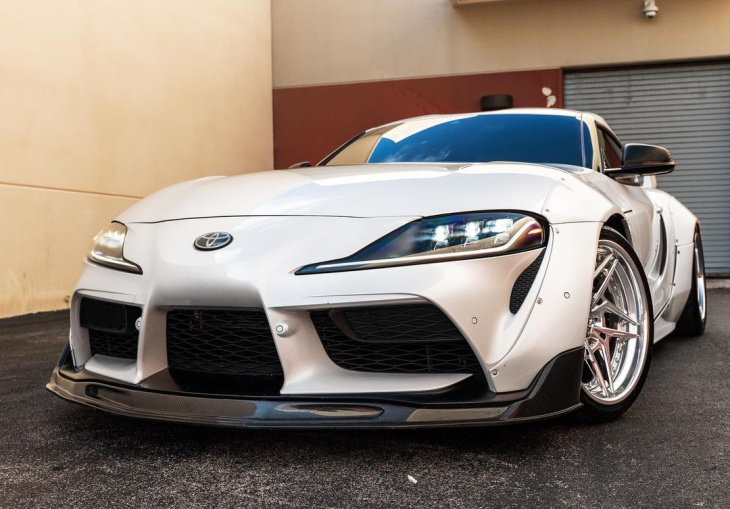 tiefe widebody toyota gr-supra auf anrky wheels!