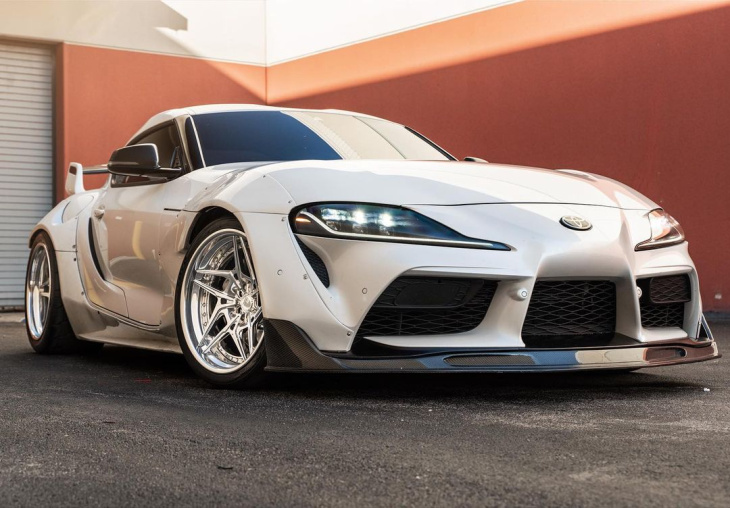 tiefe widebody toyota gr-supra auf anrky wheels!