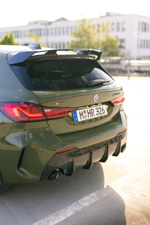 m performance tuning zur ems: bmw m135i f40 in urban green