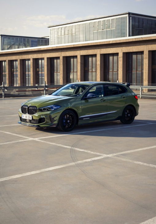 m performance tuning zur ems: bmw m135i f40 in urban green