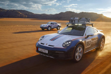 Sitzprobe Porsche 911 Dakar: Nur echt mit Berge-Ösen