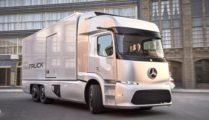 ausblick auf die zukunft des transports: der mercedes-benz urban etruck