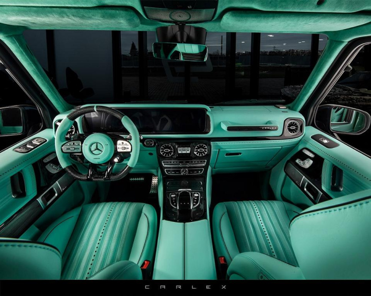 gold & mint edition: carlex design mercedes-amg g63!