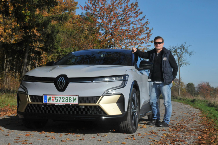 renault megane e-tech electric: elektroauto findet google