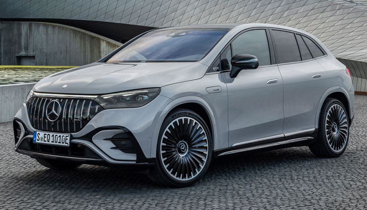 mercedes stellt eqe suv mit bis zu 505 kw (687 ps) und 590 kilometer reichweite vor