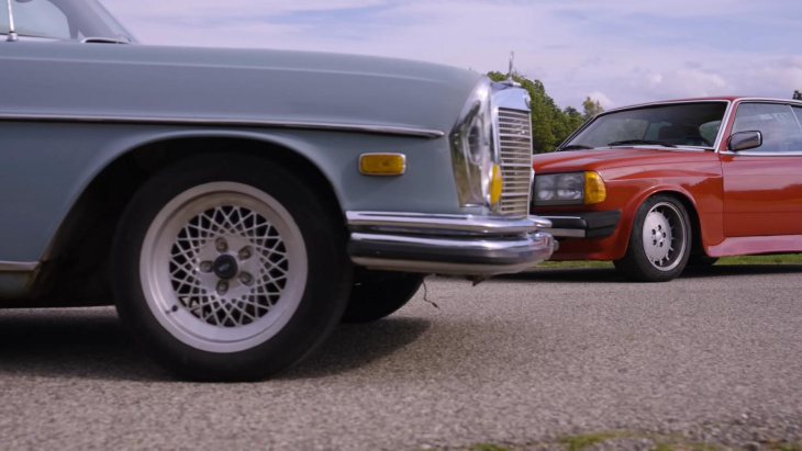 video: mercedes 280 se & 280 ce restomod mit v8-triebwerk!