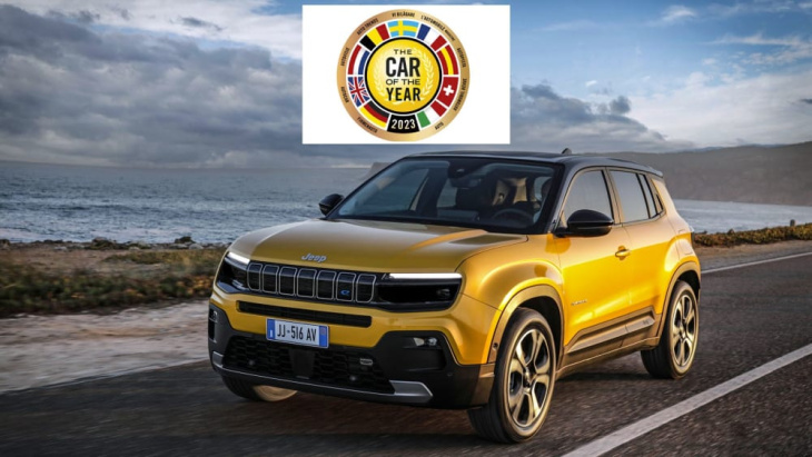 der jeep avenger ist car of the year 2023