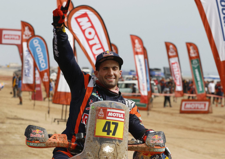 walkners ersthelfer gewinnt die rallye dakar