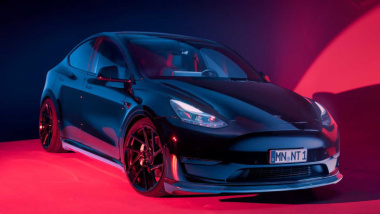 Tesla Model Y erhält Carbon-Aerodynamik von Novitec