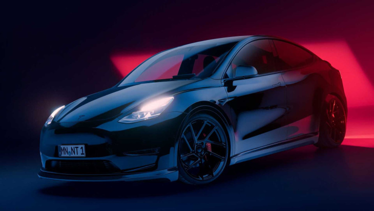 tesla model y erhält carbon-aerodynamik von novitec