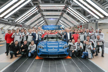 Produktionsjubiläum: 100.000 Porsche Taycan