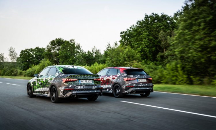 neuer audi rs 3 mit 5-zylinder und torque splitter: erste mitfahrt!