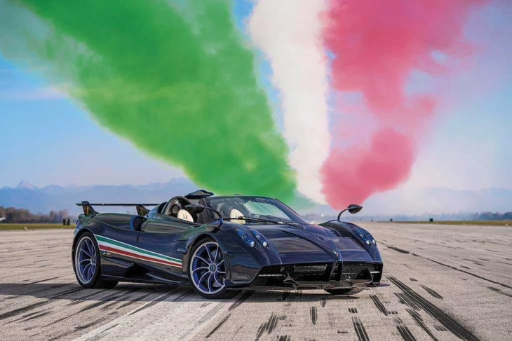 huayra tricolore: extremste pagani als luxuriöse hommage
