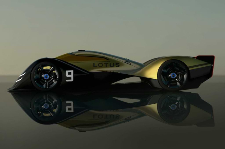 lotus e-r9: elektrischer rennwagen für 2030