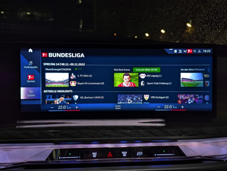 bundesliga live & kostenlos : bmw 7er & dfl starten test