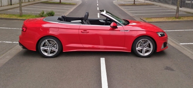 audi a5 cabrio 45 tfsi quattro test: still mit stil