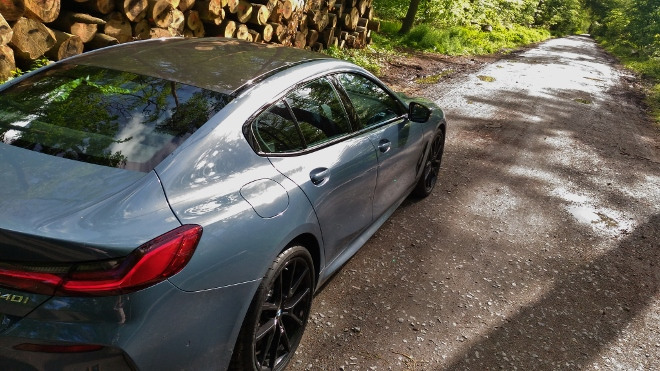 bmw 840i xdrive gran coupé test: 8 für 4