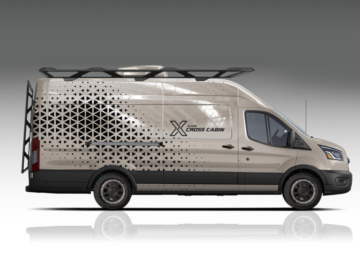 cross cabin concept van von alpine auf basis des ford transit!