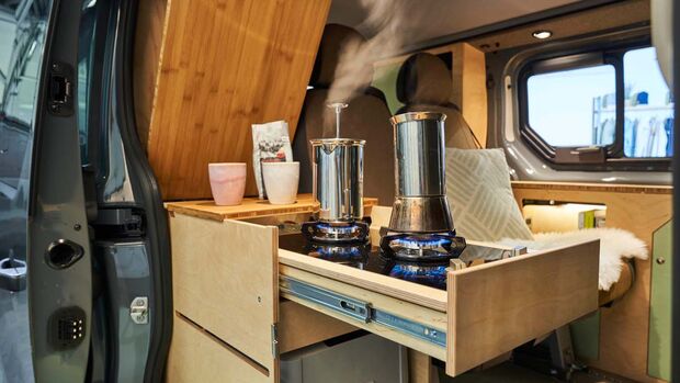 neues küchensystem für modularen campingbus