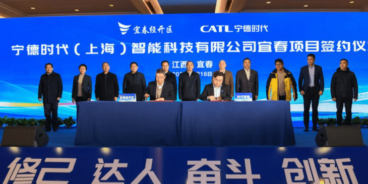 catl plant chassis-werk in chinesischem yichun
