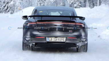Porsche Taycan: Extremer Prototyp mit TDI-Emblem gesichtet