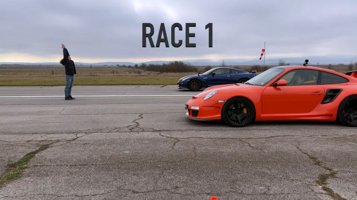 video: tuning-duo porsche 911 turbo s widebody vs. nissan gt-r!