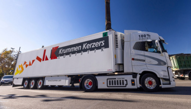 Krummen Kerzers meldet Rekord mit Volvo Elektro-Lkw über 3000 Kilometer