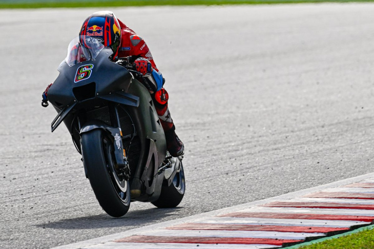 shakedown-test sepang (dienstag): neue ktm-verleidung, guter yamaha-topspeed