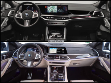 Bild-Vergleich: BMW X6 Facelift 2023 trifft G06 Pre-Facelift