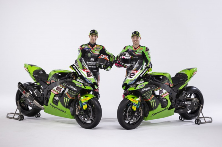 wsbk 2023: kawasaki zeigt die bikes von jonathan rea und alex lowes