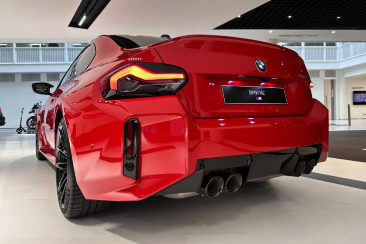 bmw m2 g87 fotos: 460-ps-handschalter in melbourne rot