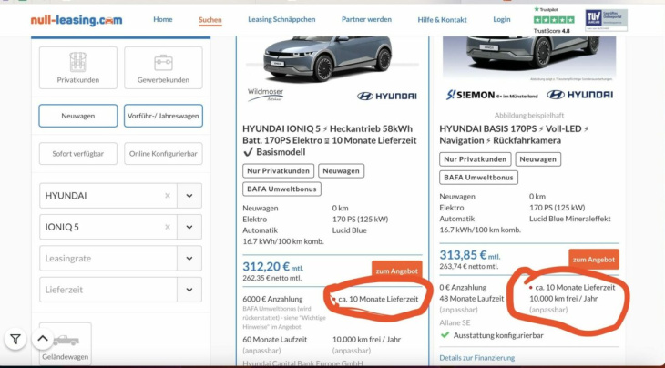 hyundai ioniq 5 (2023) –  kaufen oder leasen? fördermöglichkeiten e-autos + wallbox