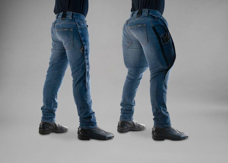 airbag-jeans sollen motorradfahrer schützen
