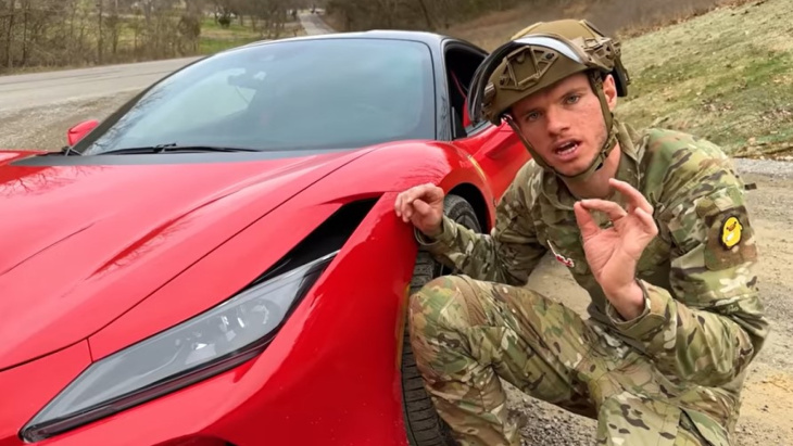 verrückter youtuber versucht, seinen 400.000-dollar ferrari tributo f8 zu zerstören