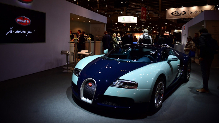 bugatti veyron: ein spektakuläres auto. die schönsten fotos