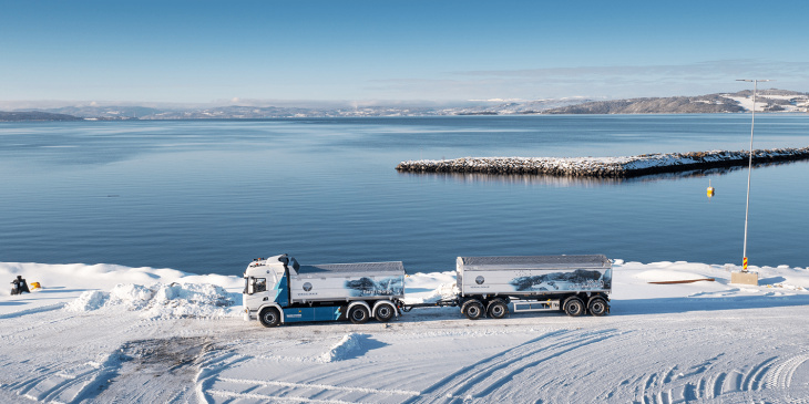 scania liefert elektrischen 66-tonner nach norwegen