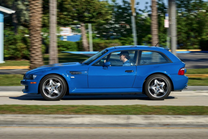 bmw z3 m coupé: neue fotos vom turnschuh in estorilblau