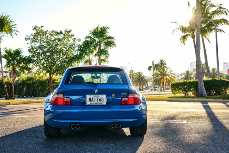 bmw z3 m coupé: neue fotos vom turnschuh in estorilblau