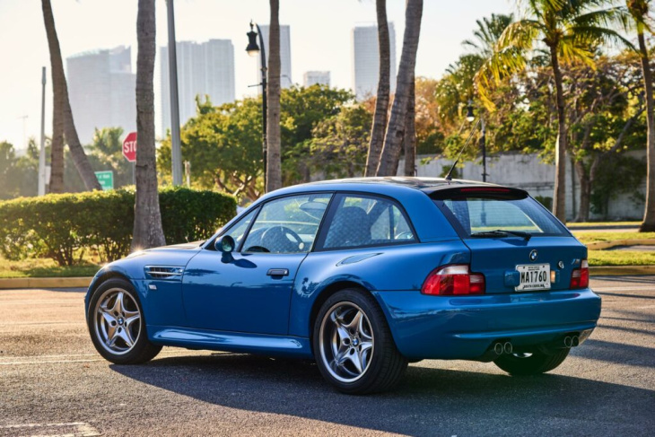 bmw z3 m coupé: neue fotos vom turnschuh in estorilblau