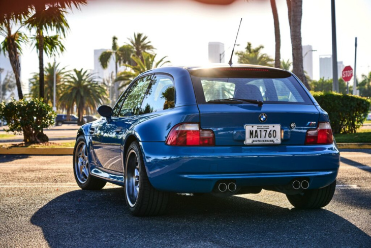 bmw z3 m coupé: neue fotos vom turnschuh in estorilblau