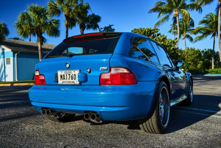 bmw z3 m coupé: neue fotos vom turnschuh in estorilblau