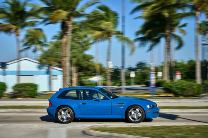 bmw z3 m coupé: neue fotos vom turnschuh in estorilblau