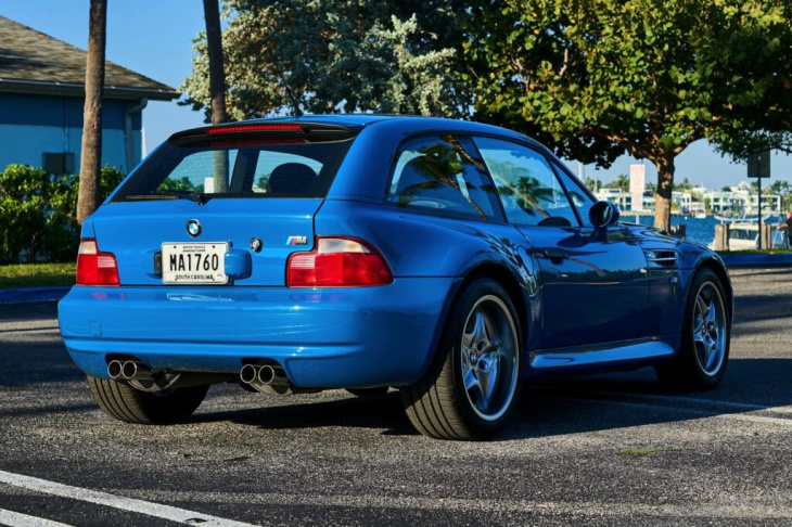 bmw z3 m coupé: neue fotos vom turnschuh in estorilblau